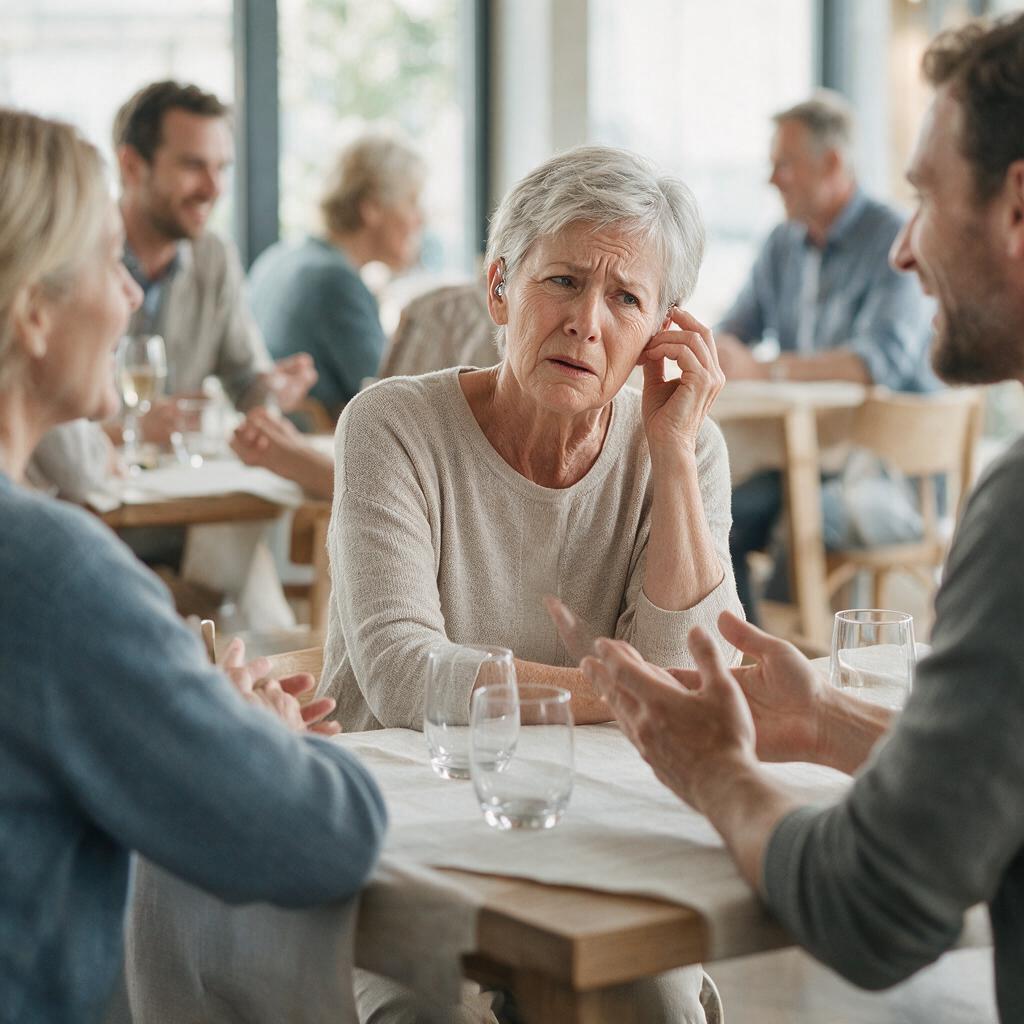 Das Hörgerät funktioniert — nur nicht im echten Leben: Im ruhigen Raum verstehen Sie alles. Im Restaurant, bei der Familienfeier, im Gespräch mit dem Enkelkind: nichts.